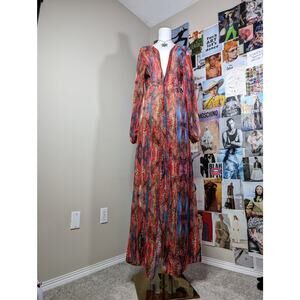 Leopard Colorful Long Duster